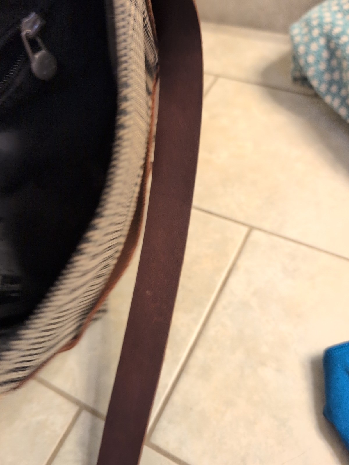 Jack Gomme Paris Cowskin Leather Plaid Purse Crossbody Bag, Excellent Cond. Rare