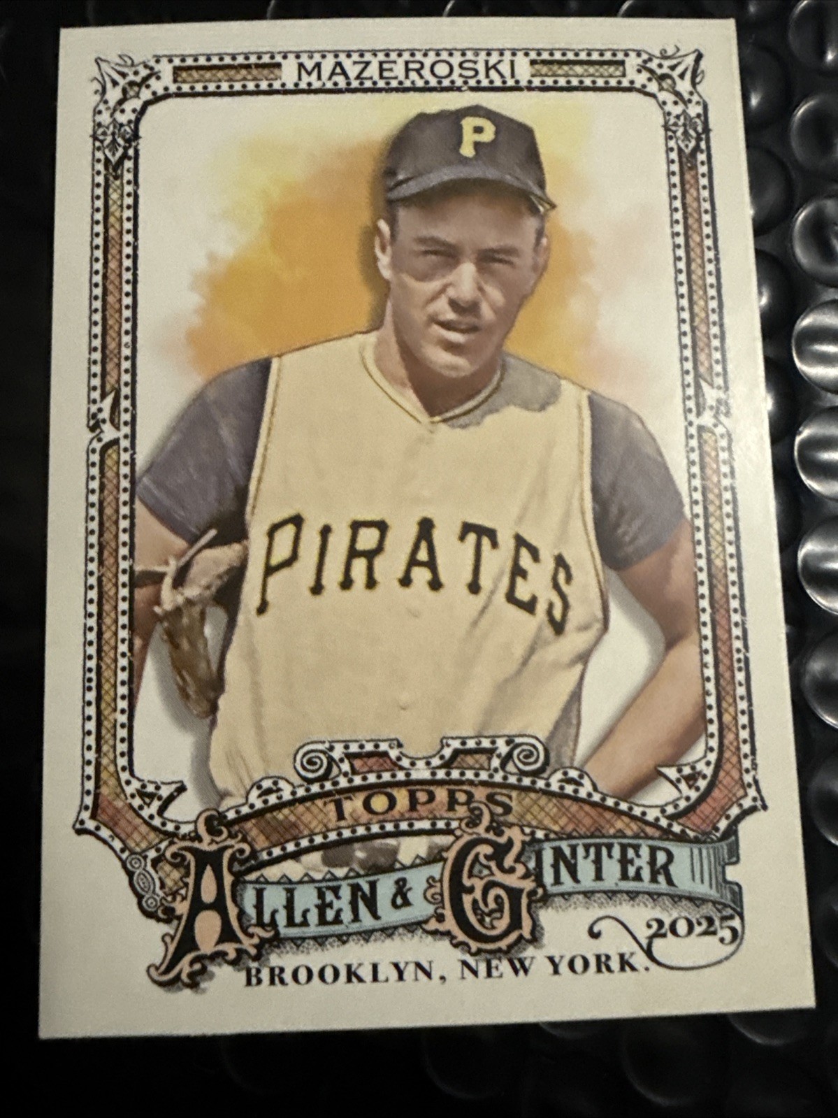 2025 Topps Allen & Ginter #326 Bill Mazeroski Card Pittsburgh Pirates