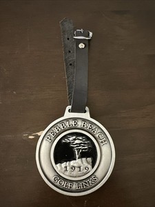 Pebble Beach Golf Links Metal Golf Bag Tag- New
