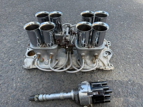 Vintage Chevrolet Small Block Kinsler Fuel Injection & Daul point Distributor