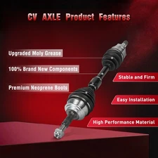 For 2019-2022 Toyota For Corolla 1.8L CV Axle Shaft Assembly Front Driver Side