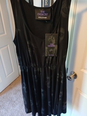 NEW SZ M KILLSTAR The Exorcist Excellent Day For An Exorcism Mini Dress 