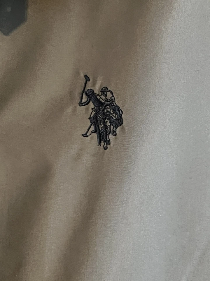 Vintage U.S. Polo Assn Jacket, Style 10-5530-P3 Size Large Blue Fleece Lining - Image 4 of 4