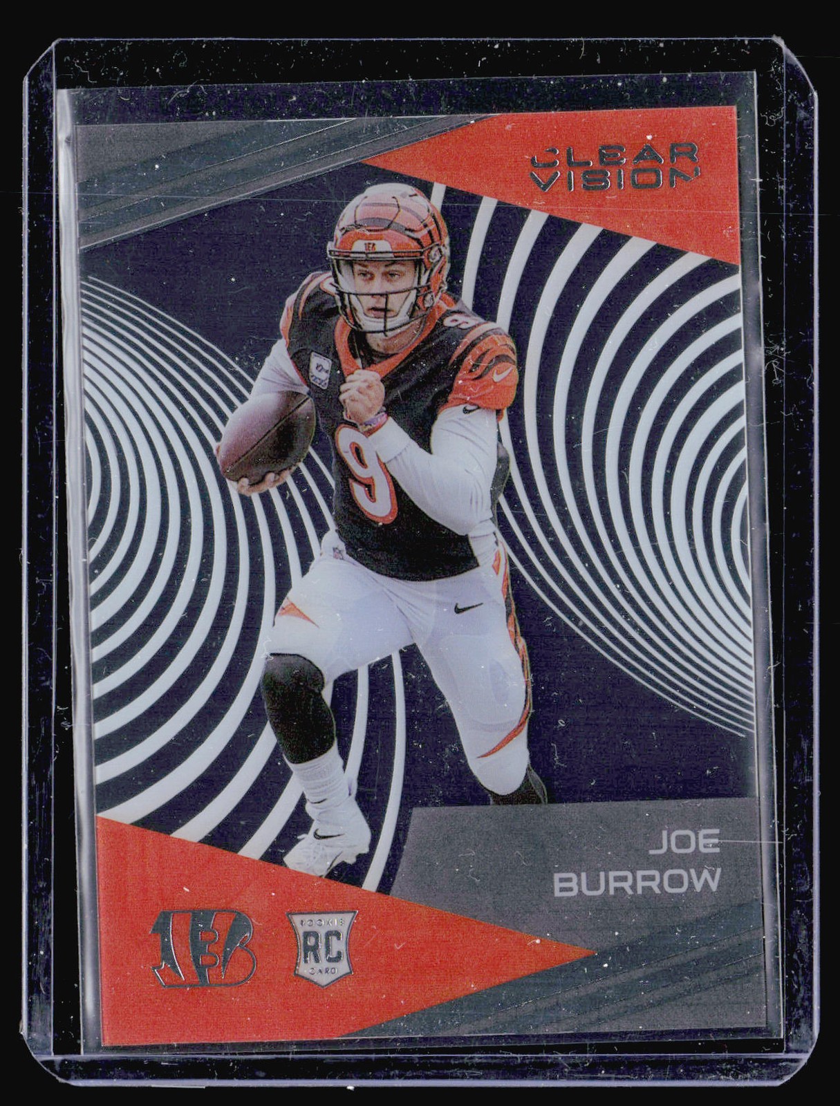 Joe Burrow 2020 Panini Chronicles #CV-1 Clear Vision Rookies
