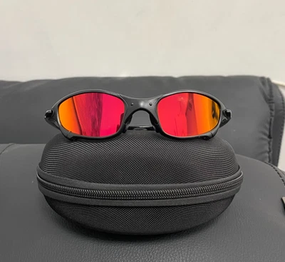 Oakley Juliet 1.0 X-Metal Style Polarized Sunglasses – Red Lens – NEW! - Photo 1/3