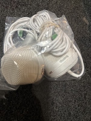LOT OF 2 BIAMP Systems Devio DCM-1 Bearntracking Ceiling Microphone - White