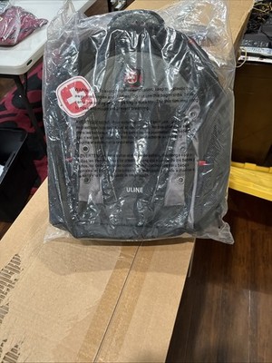 Wenger SWISS GEAR Synergy Pro 16 inch Laptop Backpack Black & Gray Brand NEW NWT