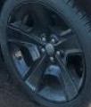2011 Charger OE Wheel 20x8 5 Spoke Black Wide Spoke Dodge