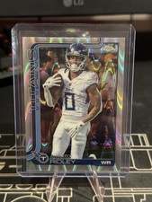 2025 Topps Chrome Football - Calvin Ridley Ray Wave Refractor