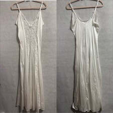 Fantasy lingerie large wedding night gown White Lace romantic fairy VTG dress