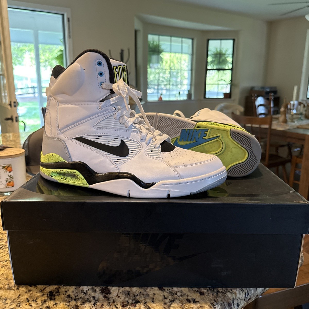 Nike Air Command Force Billy Hoyle Men's Sneakers 2014 White Volt