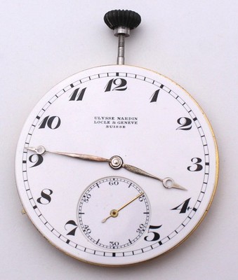 Ulysse Nardin Pocket Watch Movement with Dial & Hands 42.58mm z649 Runs