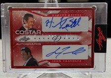 2023 Leaf Decadence Harvey Keitel / John Travolta COSTAR Dual Autograph RUBY 3/3 2023 Leaf Decadence Harvey Keitel / John Travolta COSTAR Dual Autograph RUBY 3/3