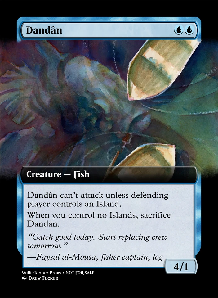 Dan Dan / Forgetful Fish - MTG Magic Custom Alt 2 Player Deck - Ready to Play - Image 2 of 4