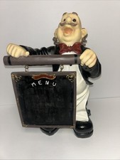 Waiter, Menu Holder, Detailed Sculpture, Restaurant, Store, Home, Kitchen Decor