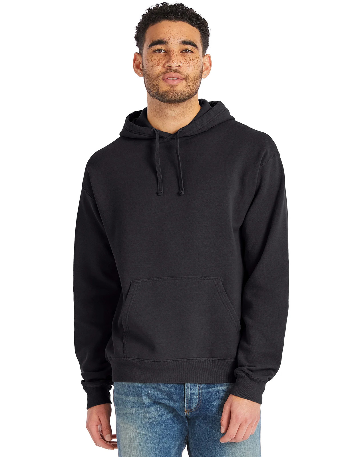 Hanes Hoodie Originals Men's Sweatshirt Garment Dyed Fleece Soft Drawstring WarmOfficial Hanes Brands Store -- First Quality Authentic