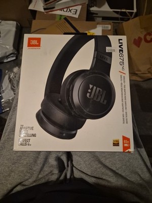 JBL by Harman Live 675NC Wireless True Adaptive Noise Cancelling Headphones- NOB