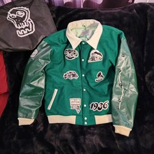 Size 5xl BlackNUgly Green Book Letterman Jacket Great Quality! Brand New