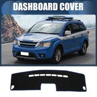 Dashboard-Abdeckmatte FüR Dodge Journey 09-13 Sonnenschutzmatte Schwarz Blau