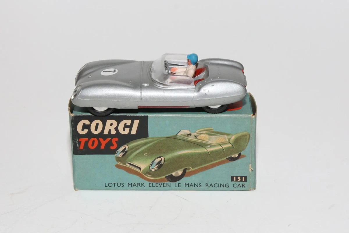 Corgi toys 151a Lotus Le Mans Very Near Mint/Boxed (New The 'Geneva' C – JK DIE-CAST MODELS