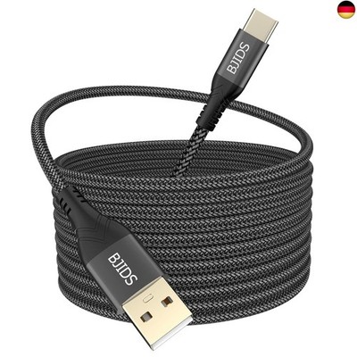 16ft/5m Extra langes USB C Kabel,USB-A 2.0 zu Typ C Kabel Schnelles Ladegerät 