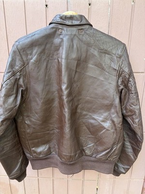 WW2 STYLE J.A.DUBOW A-2 LEATHER JACKET. SIZE 40 Made In USA. | eBay