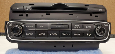 2014-2015 Kia Cadenza AM FM Radio Satellite Single Disc CD Player