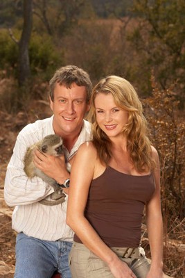 Wild At Heart Stephen Tompkinson Amanda Holden on August 20 2005 Old Photo