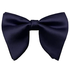  Bow Ties for Men, Pre Tied Bowtie Adjustable Oversize Mens Bow Tie for Navy