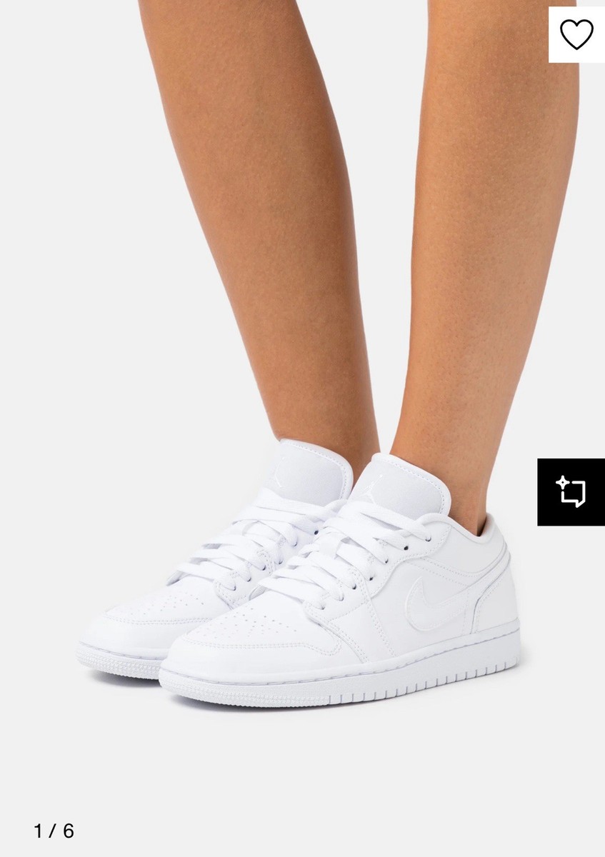 Jordan Low All White On Feet Nike Air Jordan Low Triple White Uk UK