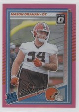 2025 Panini Donruss Rated Rookie Optic Preview Pink Prizm Mason Graham #340 1a4q