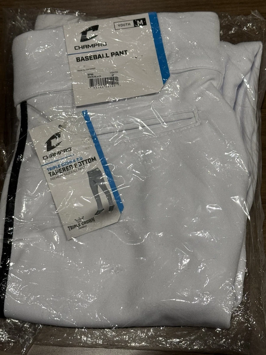 Pantalon Baseball Champro Youth M – Gris Et Bleu, Lavé Près à Porter