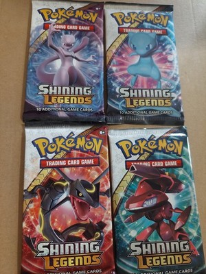 Pokemon Shining Legends Booster Pack x4 Complete Art Set Sealed | eBay