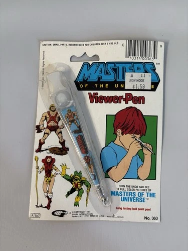 RARE Masters Of The Universe Viewer-Pen NEW VTG 1984 Italy Gordy International