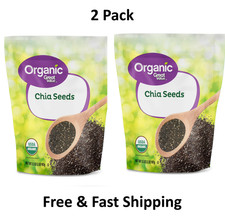 Great Value Organic Chia Seeds 32 oz each pack of 2 USDA Organic, Gluten-Free
