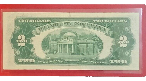 NEW LISTING-$2 Dollar Bill Series 1953 C Red Seal Federal State Note Very Nice - Picture 3 of 11