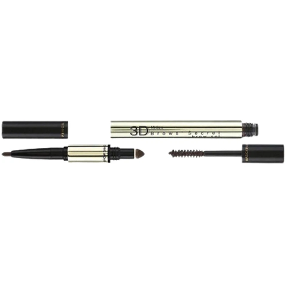 Mistine 3D Browns Secret Brow Set Pencil,Mascara,Brow Shadow,No.1 Dark Brown 1Pc - Image 4 of 4