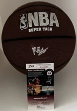 RJ BARRETT SIGNED SPALDING NBA BASKETBALL DUKE R.J. NEW YORK KNICKS JSA COA
