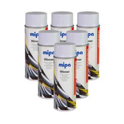 6x400ml MIPA Winner Rostschutz Haftgrund Grundierspray grau *216011100