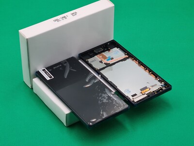 Original Sony Xperia Z3 Plus (E6553) Komplett LCD und Touch in Schwarz - 1293-1496
