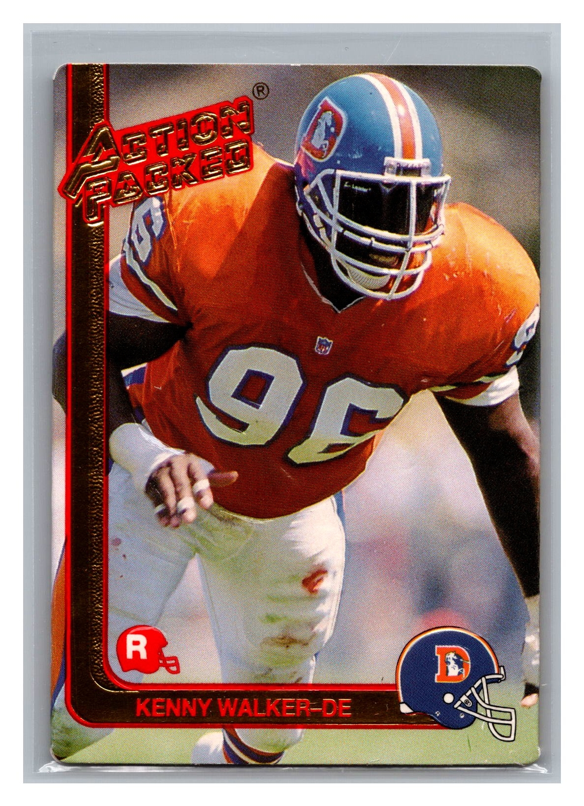 1991 Action Packed Rookie/Update #26 Kenny Walker