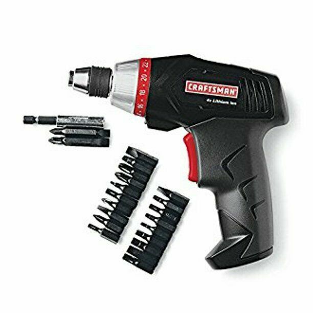 Lithium Ion Screwdriver Craftsman 911398 Cordless Screwdriver