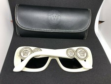 RARE Gianni Versace Mod.417 Col.850 White Vintage Sunglasses Rihanna Migos