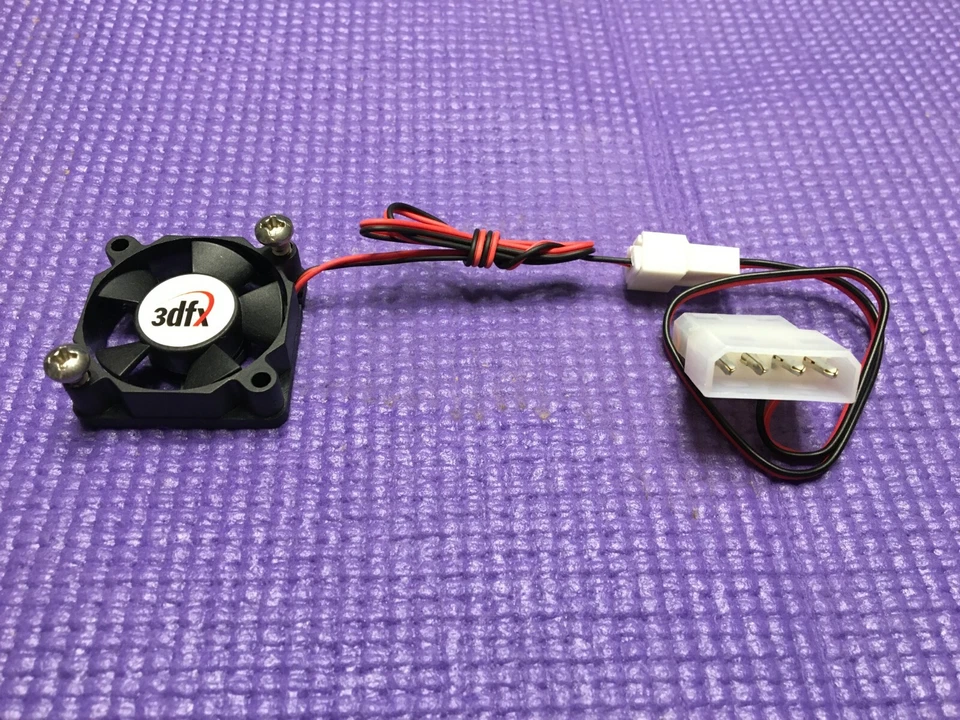 3DFX Voodoo 3 2000 AGP and or PCI GPU Cooling Fan (VIDEO CARD NOT INCLUDED) - Image 2 of 4