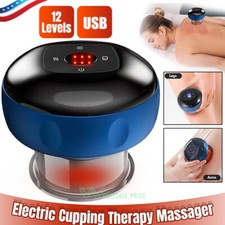 12 Gears Electric Cupping Massager Therapy Tools Infrared Vacuum Pressure Relief