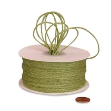 Green String | Moss Green Jute Twine - 1.5mm x 100 Yards (pm4824017)