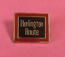 Railroad Hat-Lapel Pin/Tac - CB&Q Burlington Route #1014-NEW