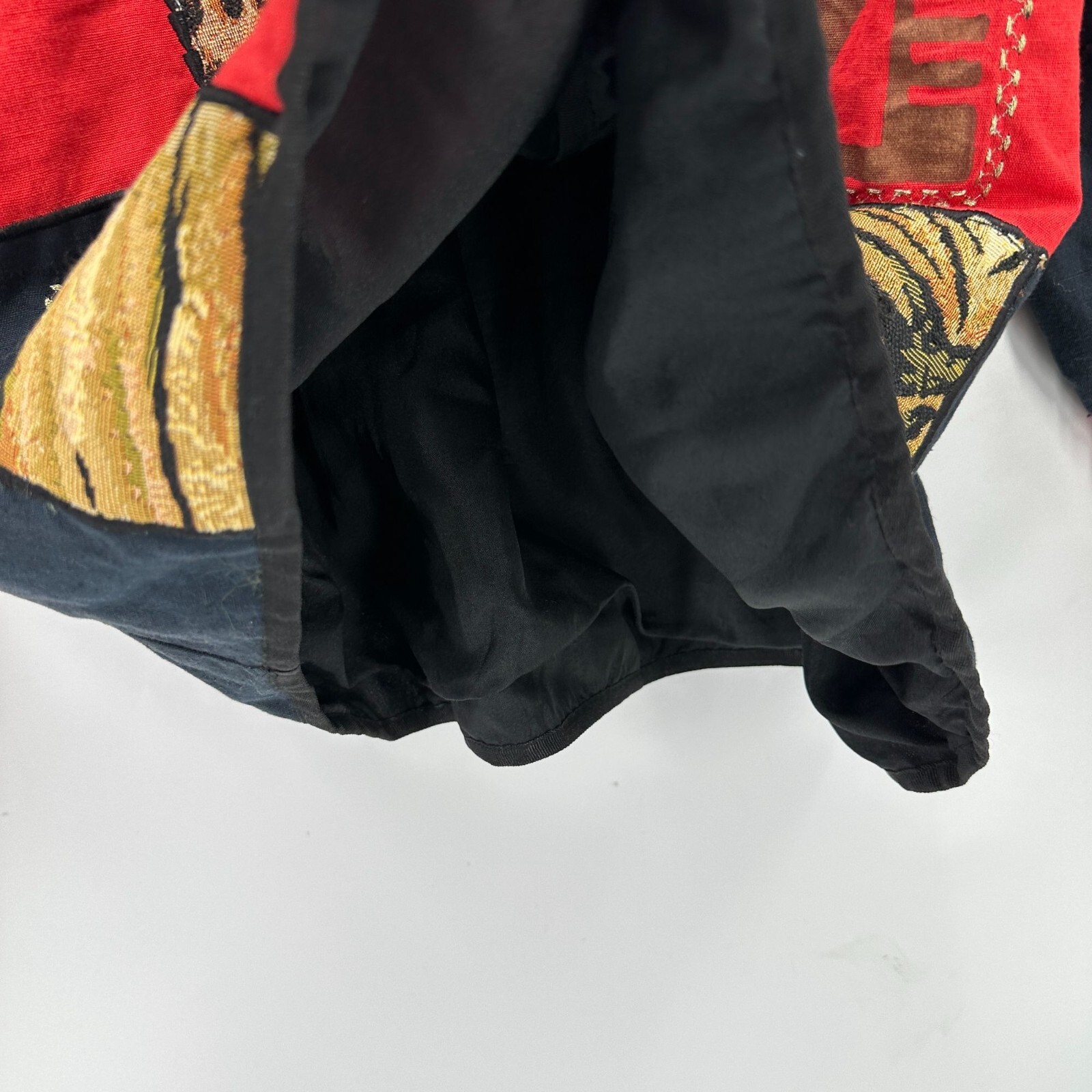 Allure Jacket Womens Button Down Patch Work Color… - image 11