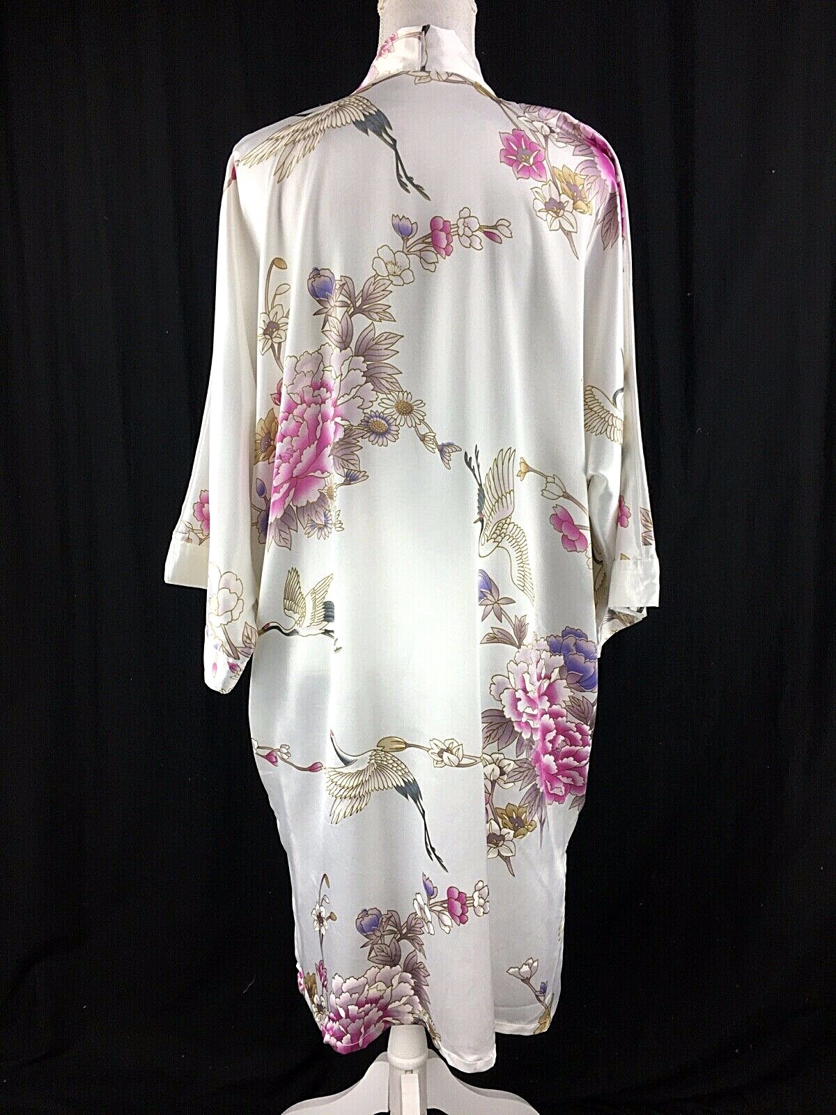 Kim + Ono Womens Satin Kimono Intimate Robe Sleepwear… Gem