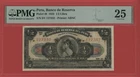 PERU  1/2 LIBRA  1922  PICK # 48 PMG 25 VERY FINE
